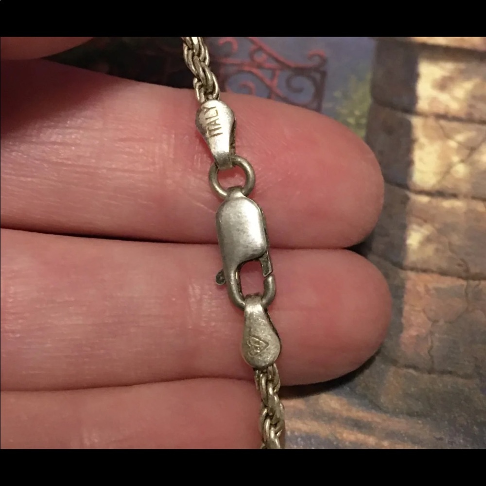Sterling Silver Solid Rope Chain 24” - image 3